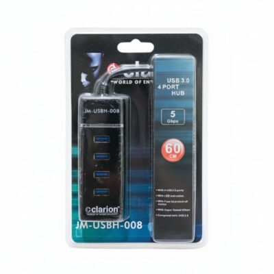Clarion 4-Port High-Speed USB 3.0 Hub